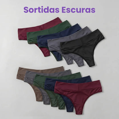 Kit 10 Calcinhas Comfy